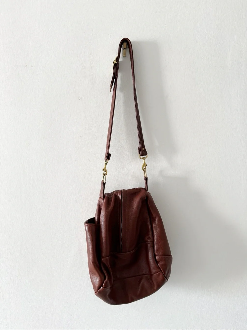 Victoria Leather Brown Leather Shoulder Bag/Purse - Picture 3 of 6